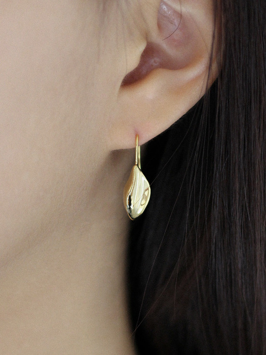 Carved earring