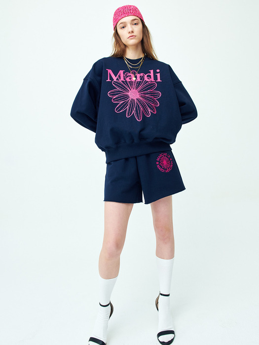 SWEATSHIRT FLOWERMARDI_NAVY VIOLET