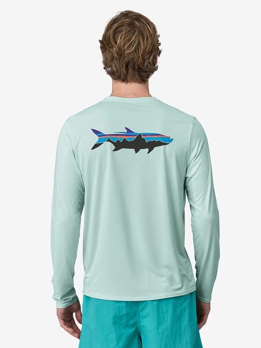 [공식] 24SS Mens Long-Sleeved Capilene® Cool Daily Graphic Shirt - Waters  45170P5