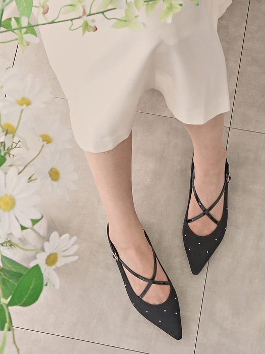 1805 Mer X-Strap Flat Shoes