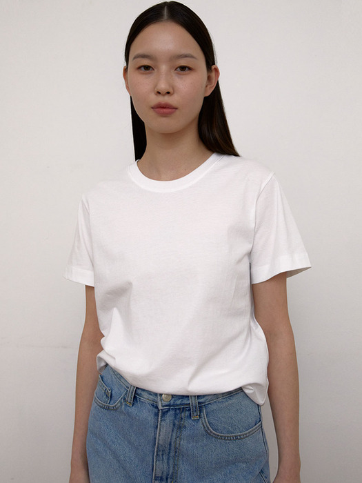 Regular cotton T-Shirts (White)