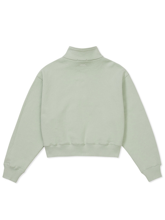 [24SS clove] Comfy Half-zip Sweatshirt (Light Khaki)