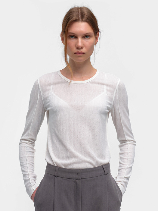 SEE THROUGH T-SHIRT_2colors