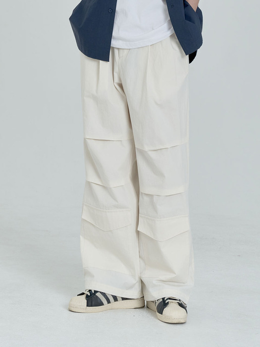 Parachute String Pants (Cream)