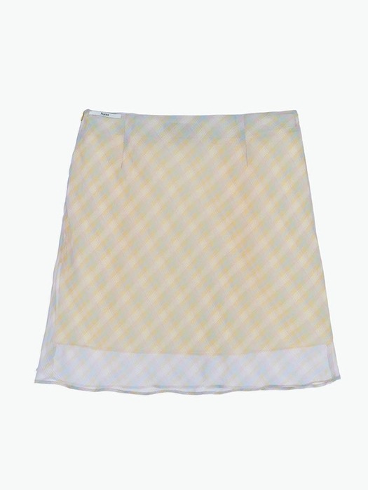CANDY MIXED MINI SKIRT_2COLORS_YELLOW