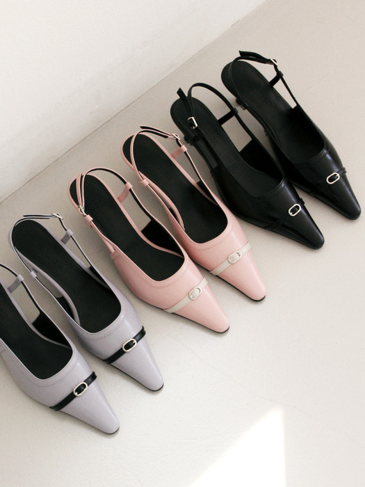 Lou sling back shoes_CB0128(3colors)