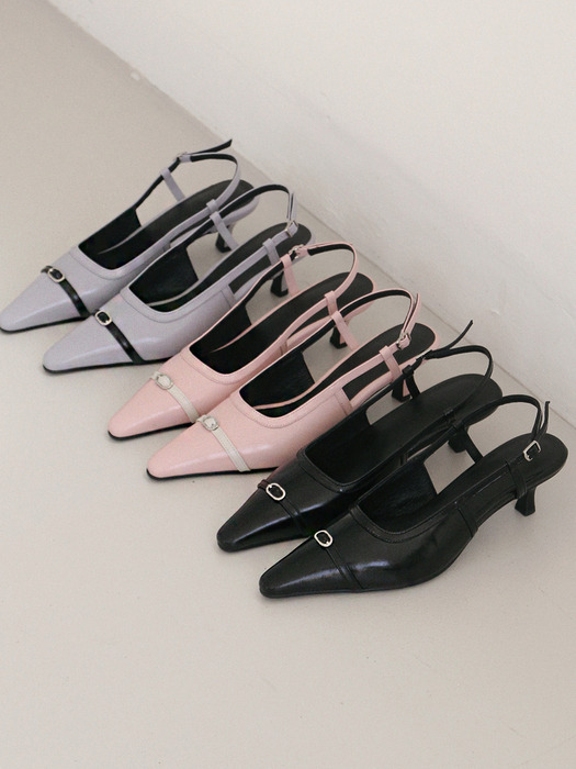 Lou sling back shoes_CB0128(3colors)