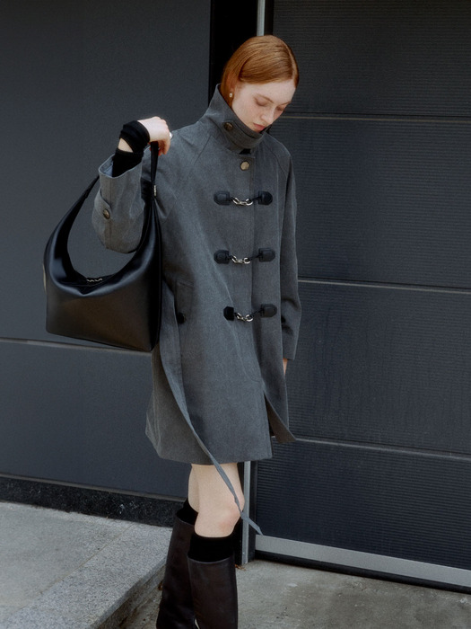 LAFAYETTE Mac Trench Duffle Coat_Charcoal Gray