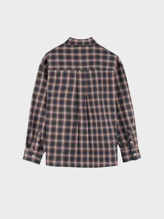 MEDIUM CHECK SHIRT_ORANGE