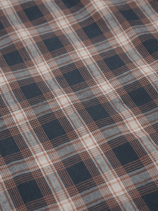 MEDIUM CHECK SHIRT_ORANGE