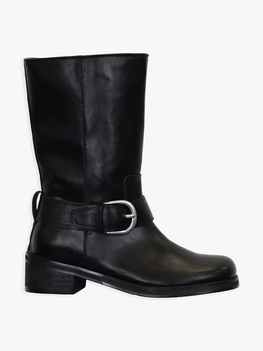 BUCKLE CHUNKY BOOTS_BLACK