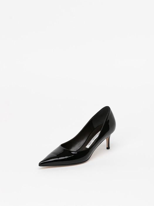 Constance Pumps in BLACK PATENT