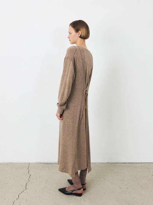 TFF CASHMERE LAYERD KNIT DRESS_3COLORS