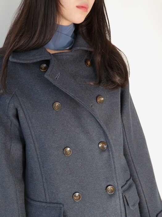 double coat, blue