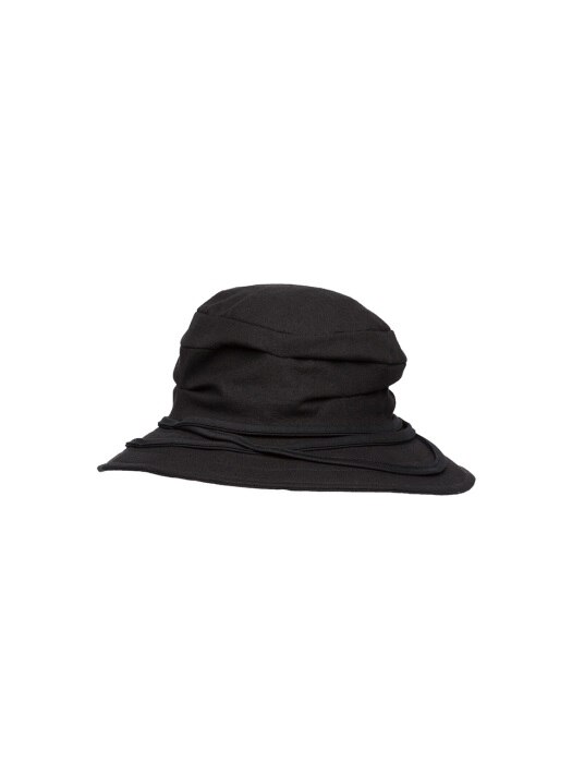 Wrinkle mountain hat -Black