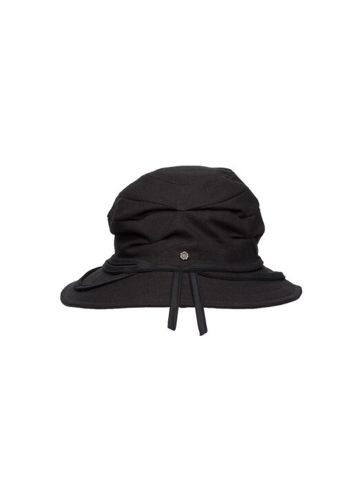 Wrinkle mountain hat -Black