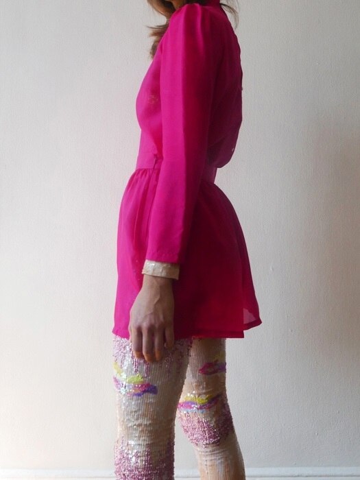 SWAN BLOUSE (PINK)