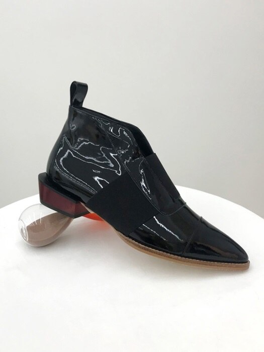 acrylic point western loafer