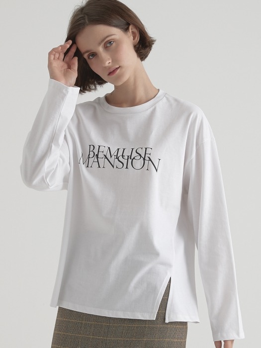 Mansion logo tee - White