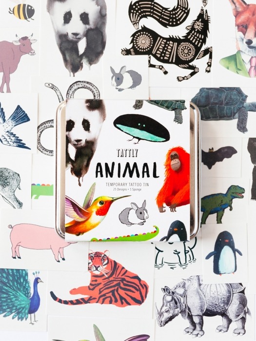 Animal Pack 타투 스티커 팩