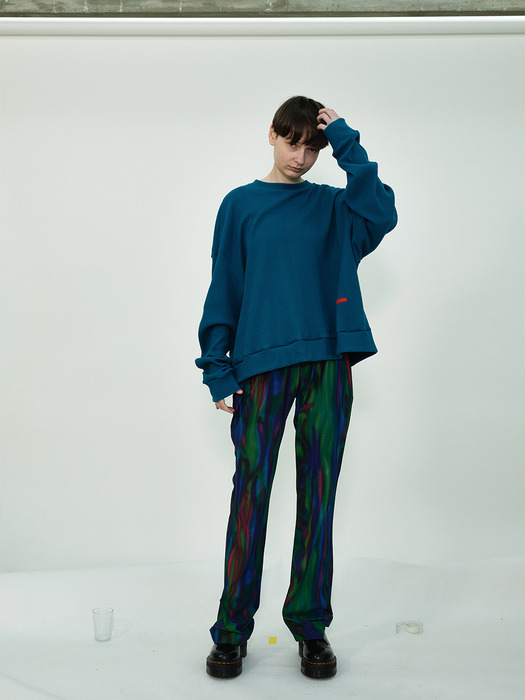 Bootcut Aurora Pants (Purple Green)