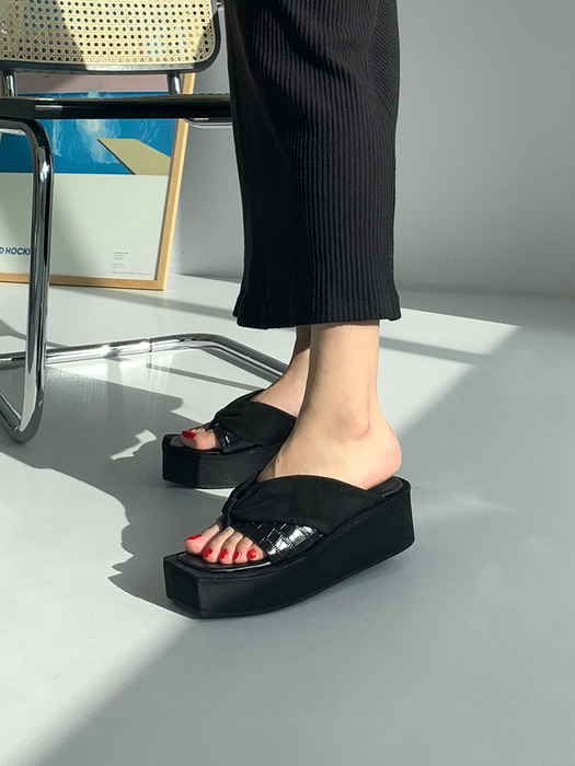 90s Flip-flop Platform Shoes 6cm