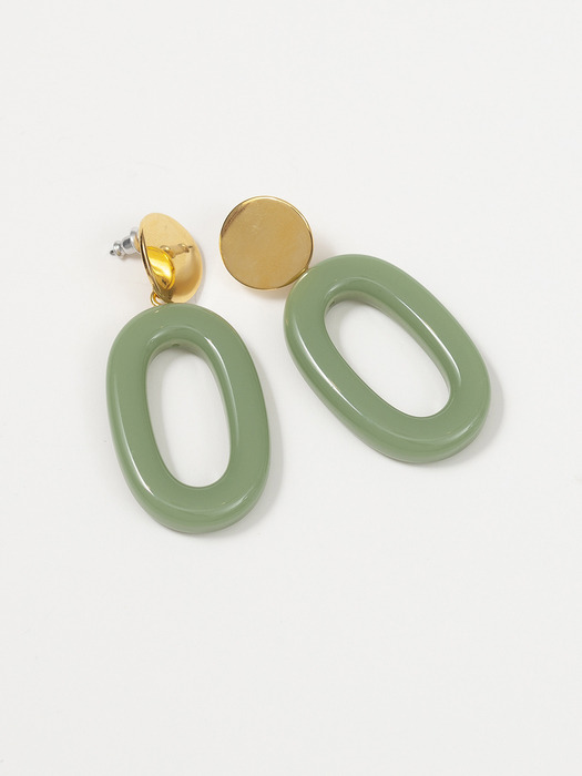 Oval Chain - green