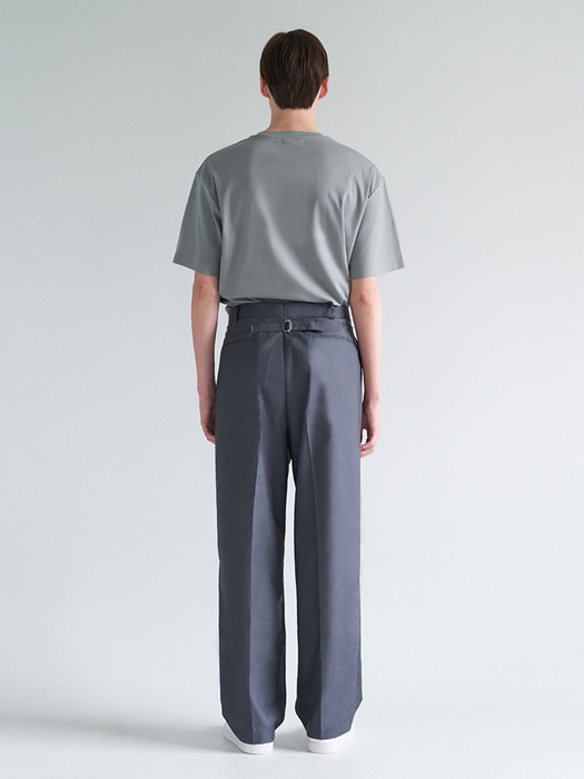 double lip pocket slacks grey