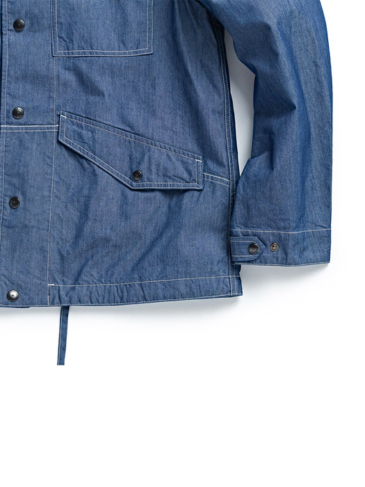 MECHANIC JACKET / NAVY CHAMBRAY