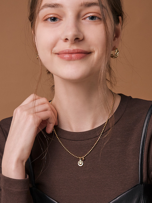 SMILE & BALL NECKLACE