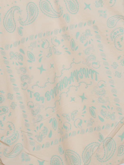 VINTAGE BANDANA T-SHIRT [IVORY X MINT]