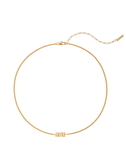 AMORE CHAIN CHOKER NECKLACE_NZ1068