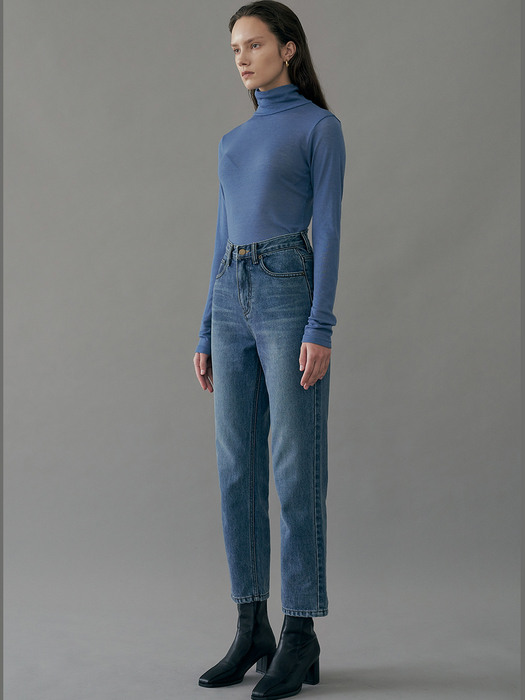 Straight Denim Pants / Blue