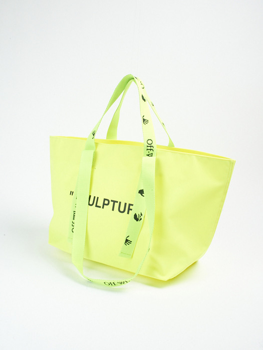 SMALL COMMERCIAL TOTE YELLOW BLACK OWNA143E20PLA0011810 