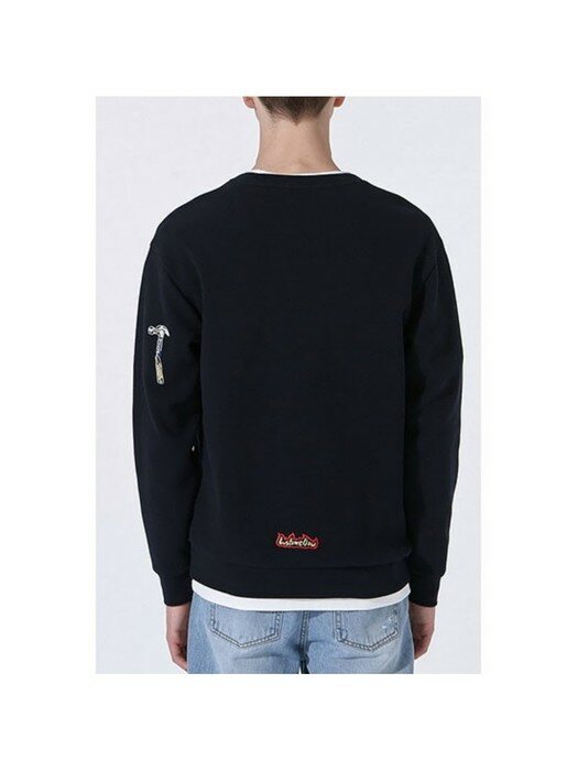 engine embroidery sweat shirt_CWTAS20171NYX