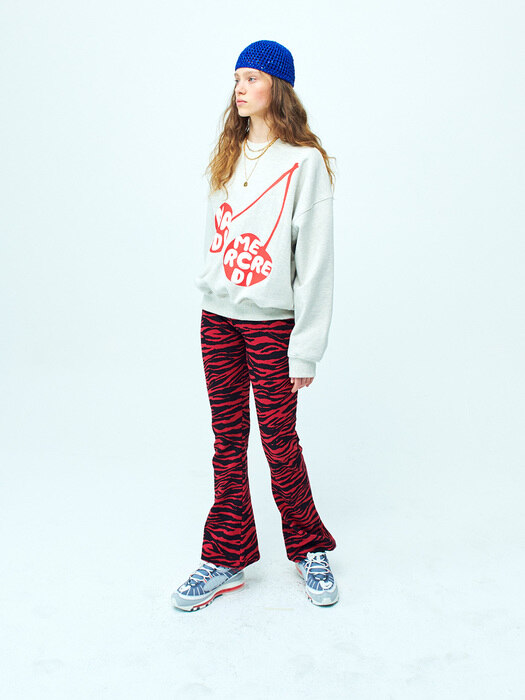 SWEATSHIRT CHERRY OATMEAL