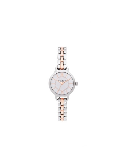 Wonderland Silver & Rose Gold Watch - OB16MC50