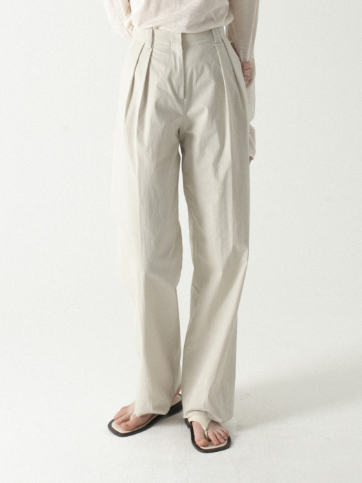 Two Tuck Easy Pants (2colors)