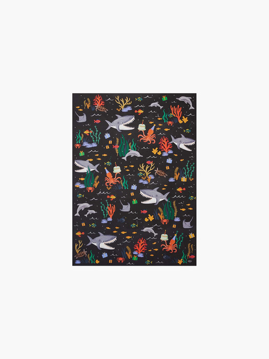 Under the Sea Wrapping Sheets [3 sheets] 포장지