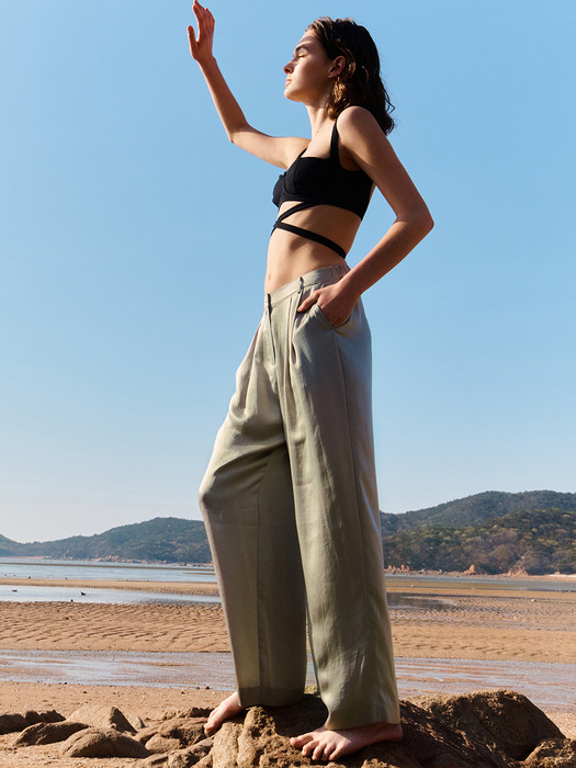 [Comfort] Glossy Relax Pants