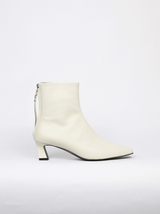 Bella Ankle Boots 5cm Ivory