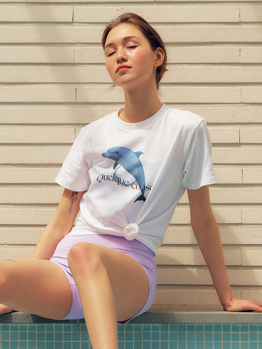 DOLPHIN T-SHIRT_WHITE