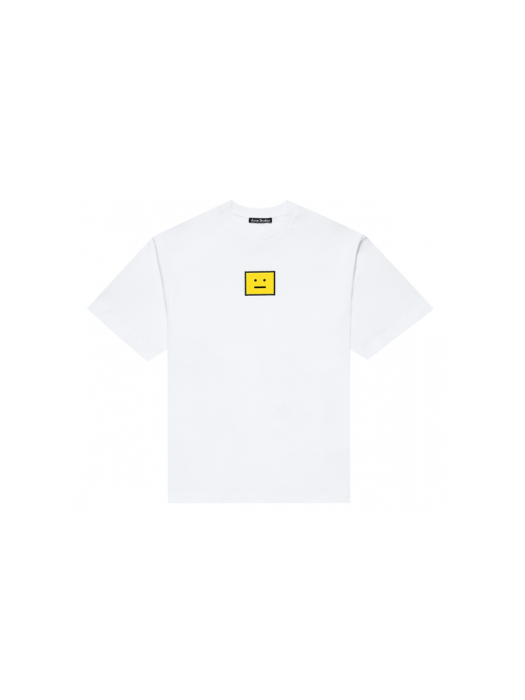 21FW 빅 페이스 패치 티셔츠 화이트 CL0101 183