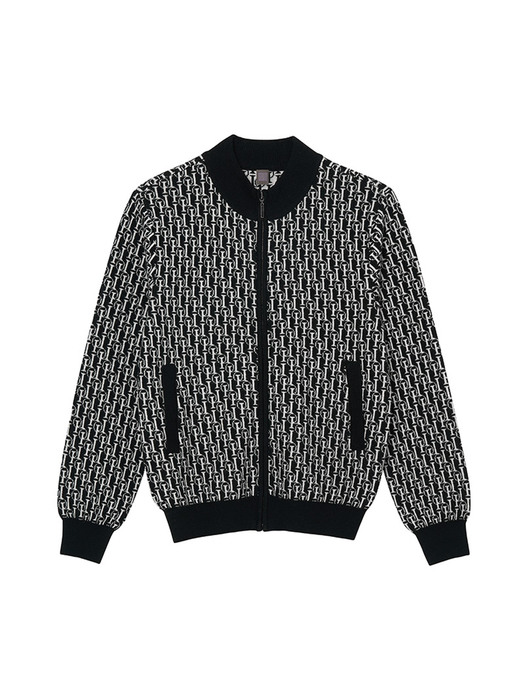 Signature Knitted Blouson_Black