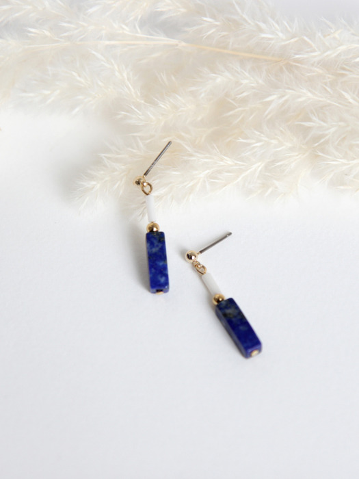 E222_Lapislazuli Earring