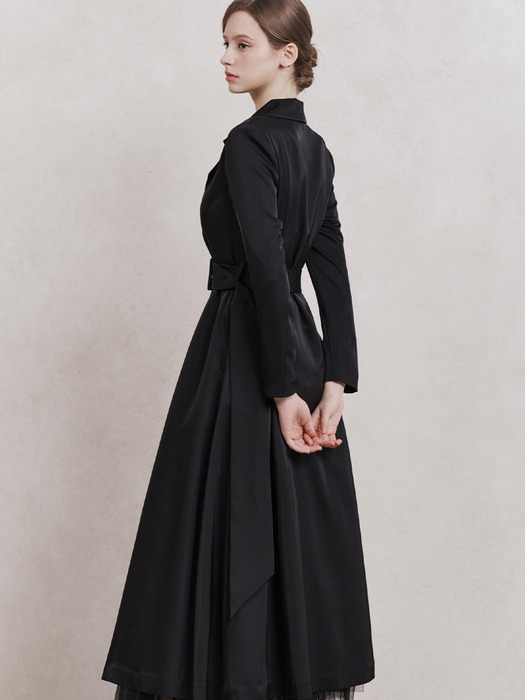 Celina Trench Coat (Black)