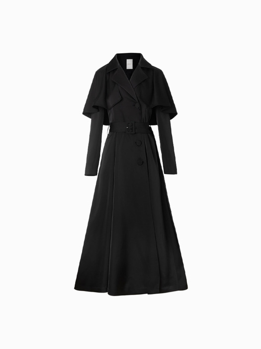 Celina Trench Coat (Black)