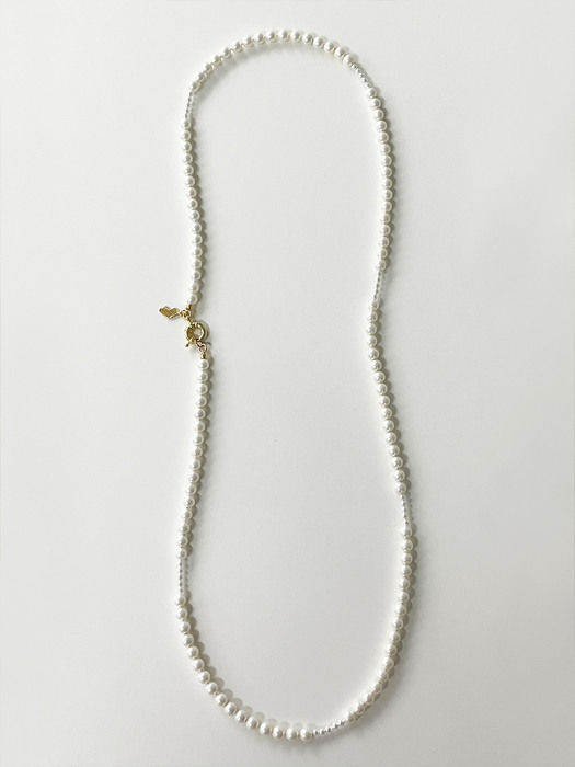 gorgeous pearl necklace (Silver 925)