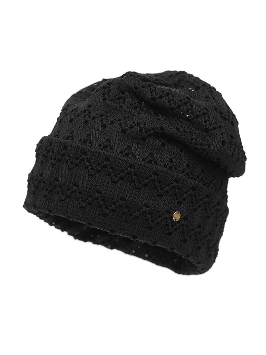 CROWN NET BEANIE / M ORIENTAL / BLACK