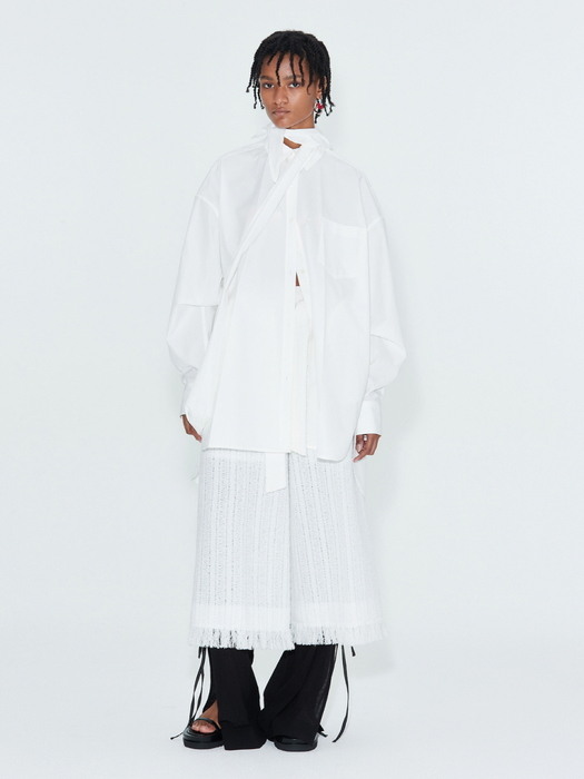 CALVIA OVERSIZE BOYFRIEND SHIRTS (WHITE)